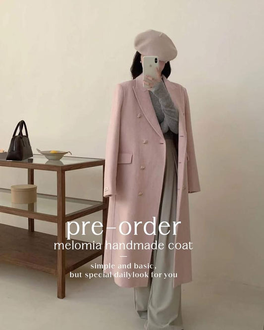 melomia handmade coat ( wool 80 % )