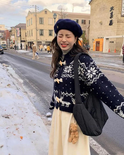 hani snow cardigan