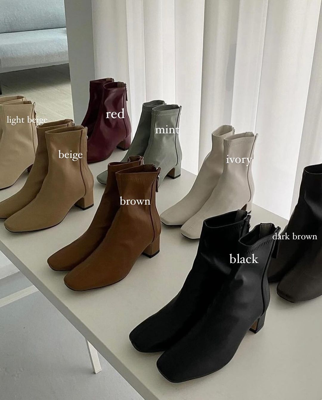 [pre-order] log span socks boots (5cm)