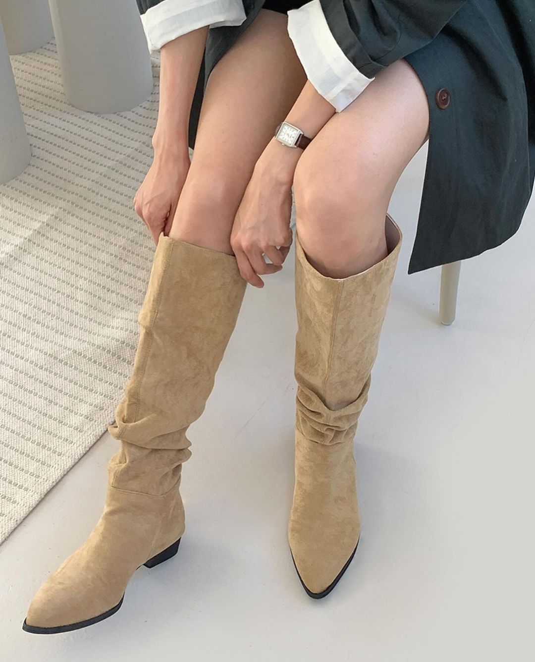 mika suede boots ( 3 cm )