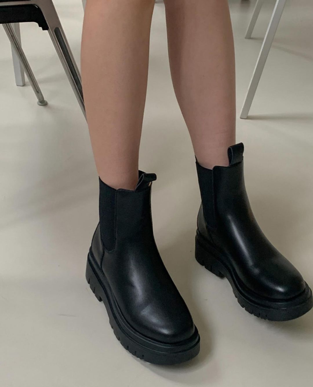 ordinary chelsea boots ( genuine leather / light weight )