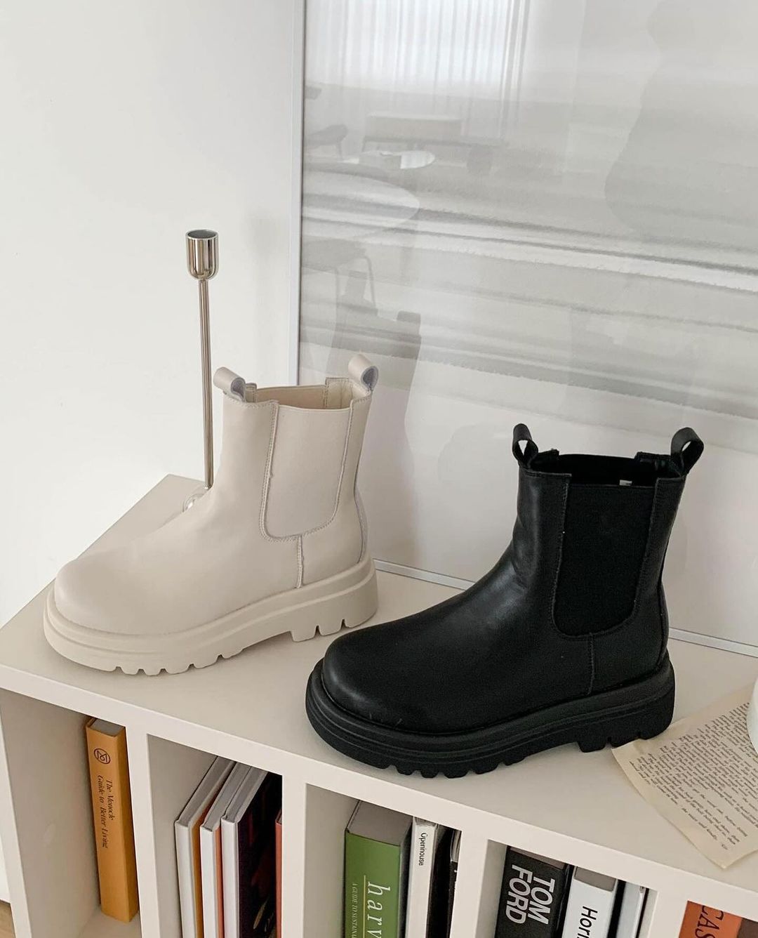 ordinary chelsea boots ( genuine leather / light weight )