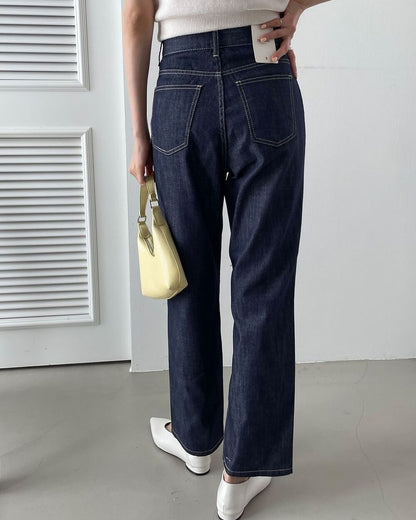 rolla straight pants ( non-fade denim )