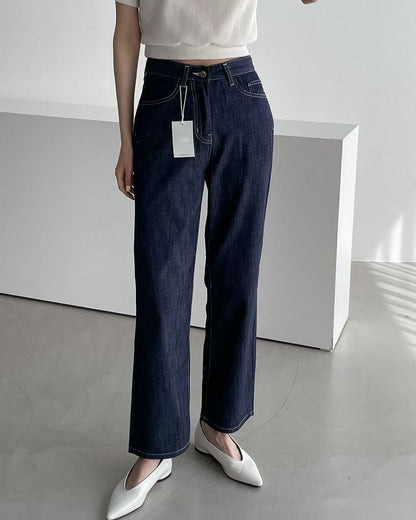 rolla straight pants ( non-fade denim )