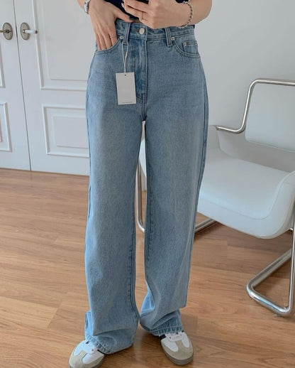 elee wide denim pants