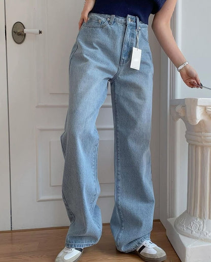 elee wide denim pants