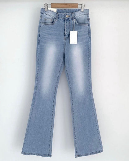 edge boot-cut denim