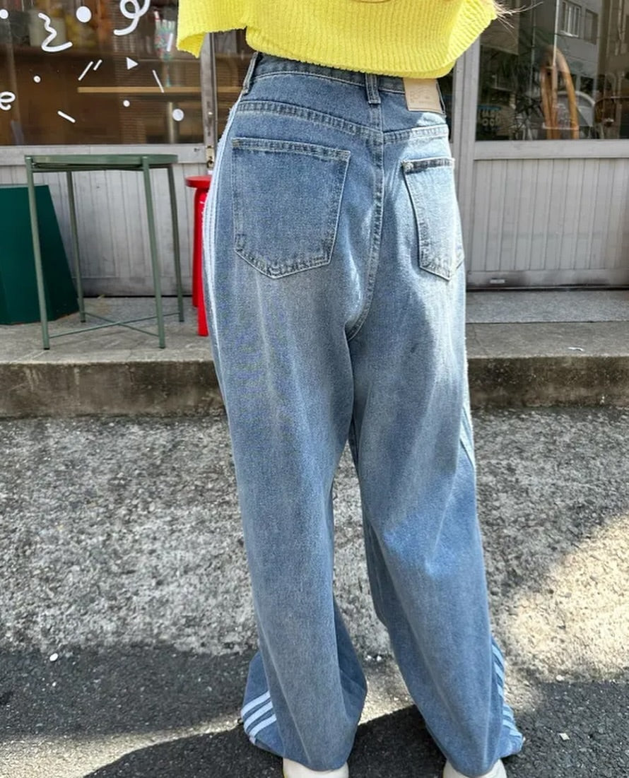 bijo line denim pants