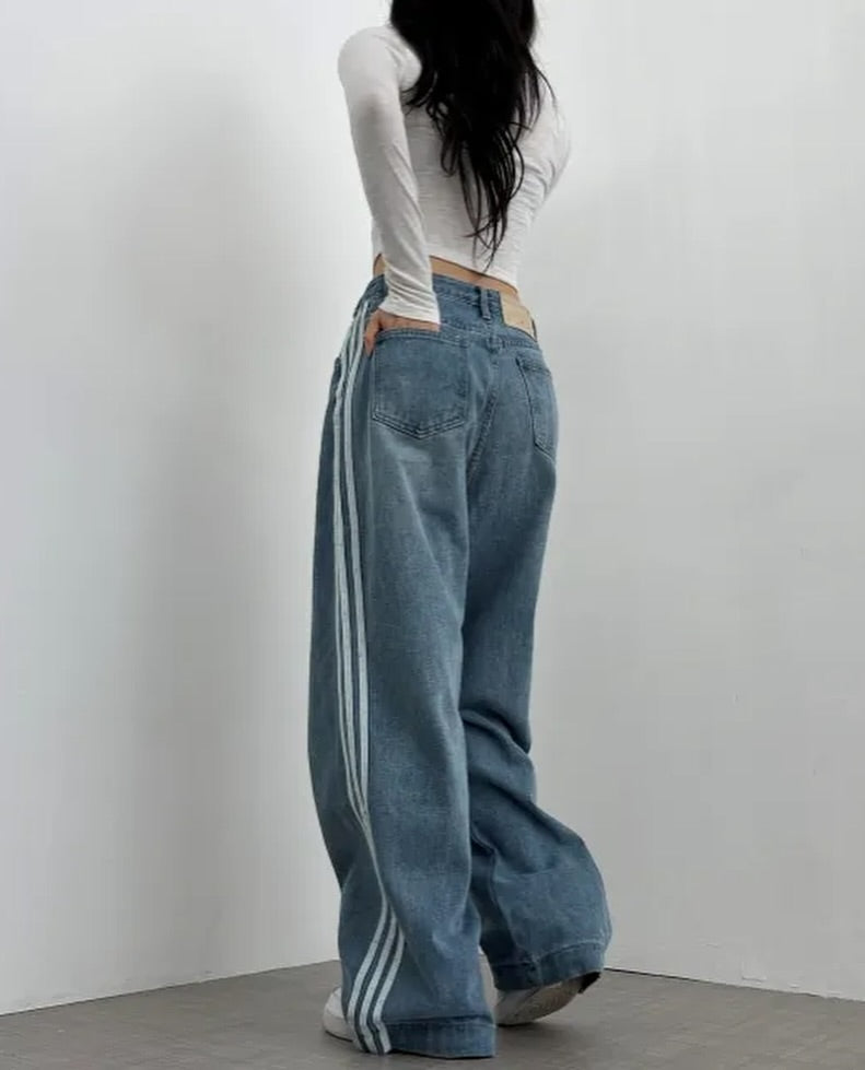 bijo line denim pants