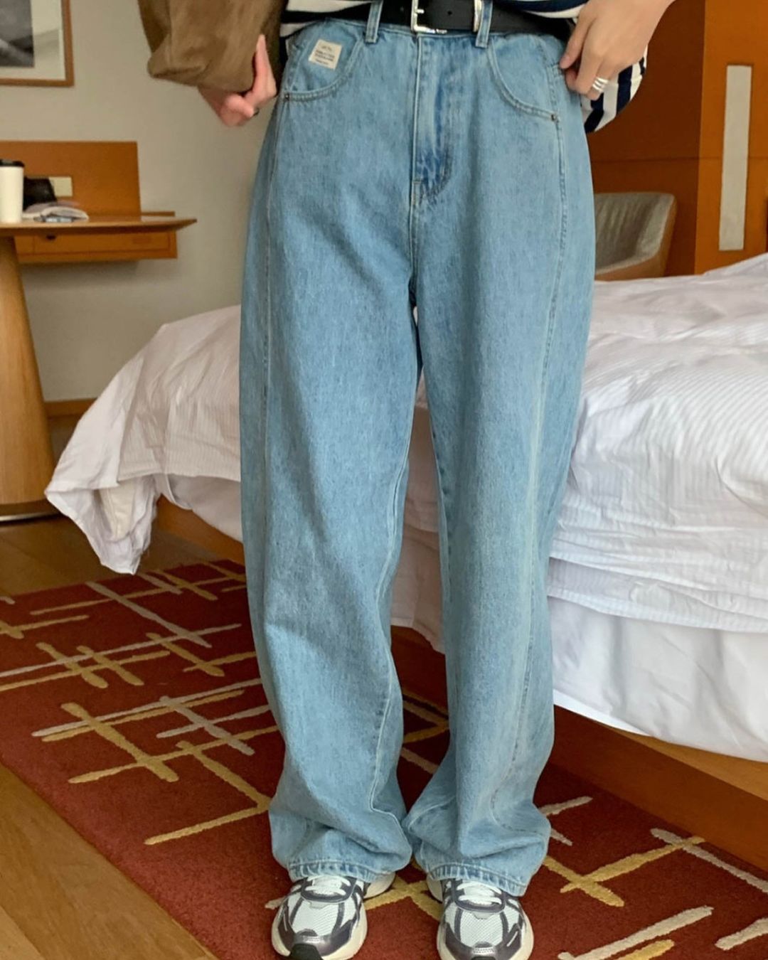 asta line denim pants