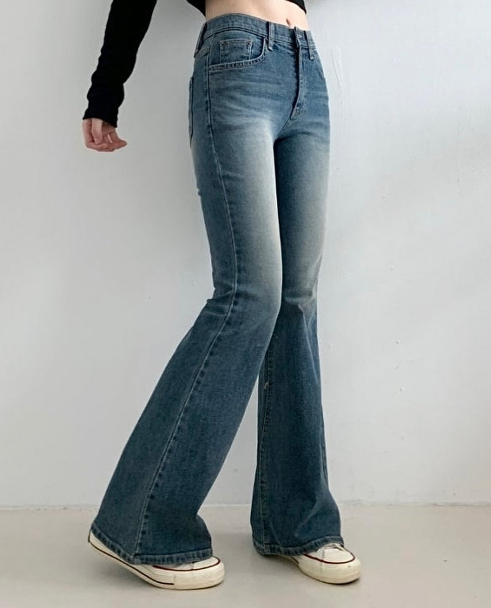 mona banding pants ( boot-cut )