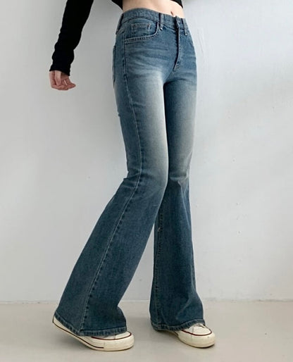 mona banding pants ( boot-cut )