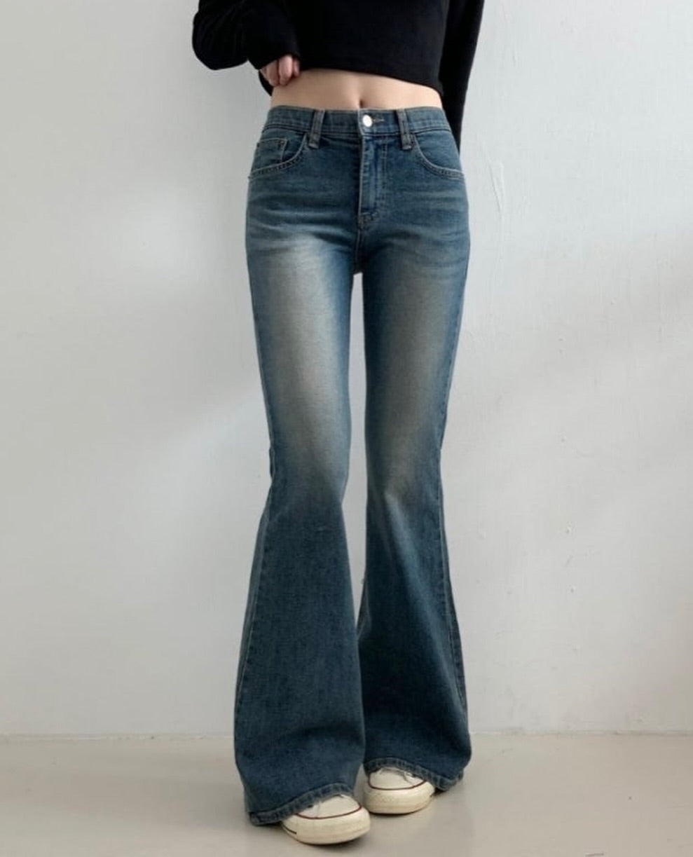 mona banding pants ( boot-cut )