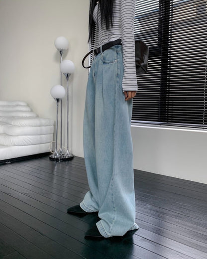 nori wide pants ( belt set )