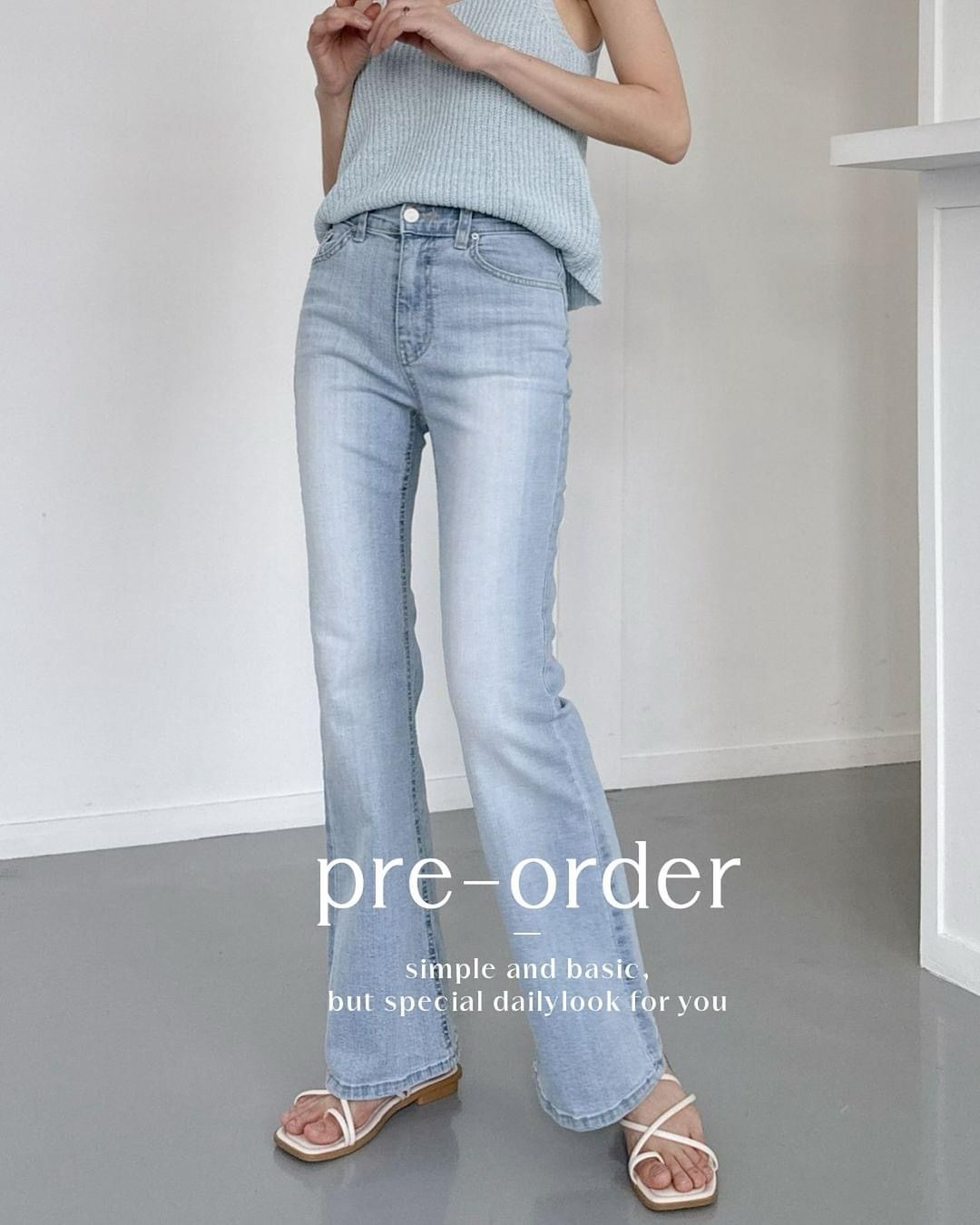 noii banding pants (boot-cut)