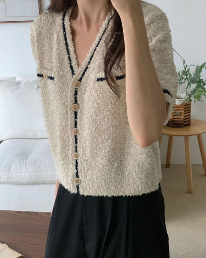 farrah tweed cardigan