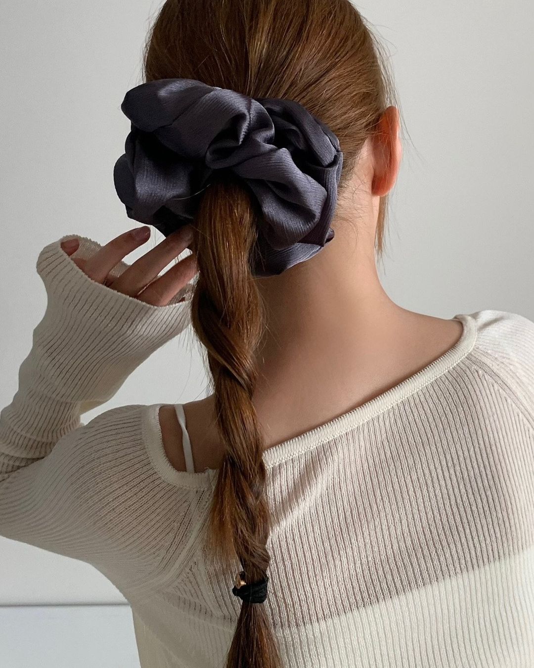 saint silk scrunchies