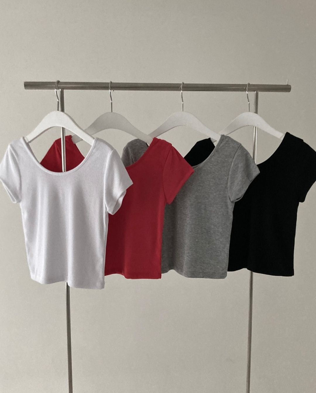 double u-neck top