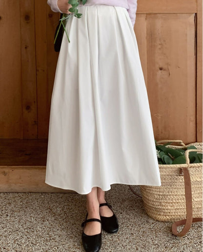 ruelle banding skirt