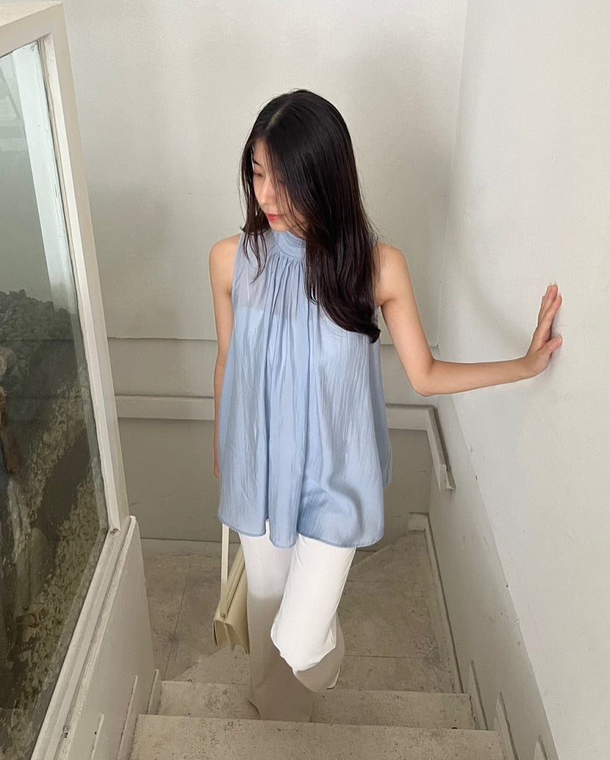 leah tie blouse