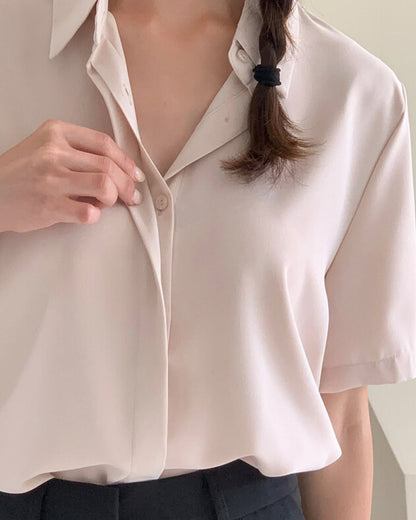 hidden button shirts (less wrinkles)