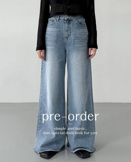 illana wide denim pants