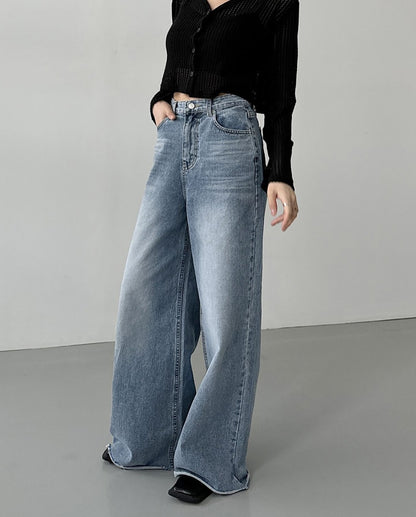 illana wide denim pants