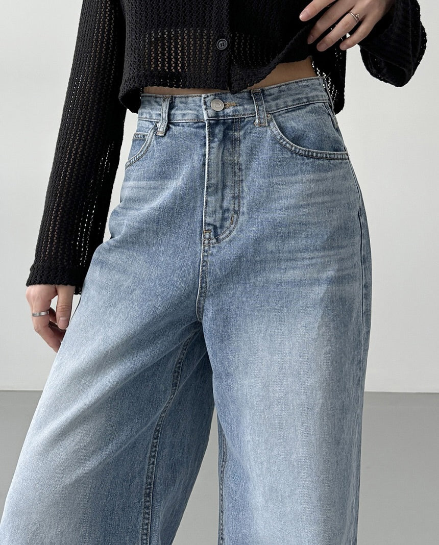 illana wide denim pants