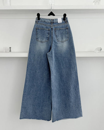 illana wide denim pants