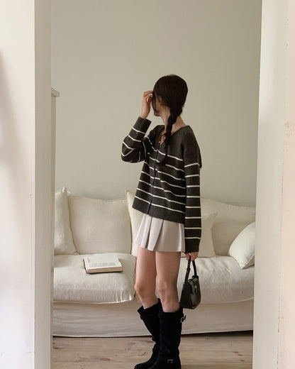 cabra striped cardigan