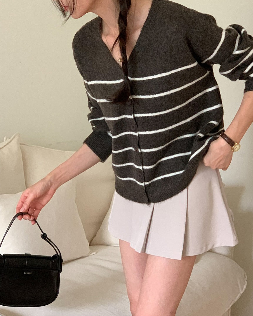 cabra striped cardigan