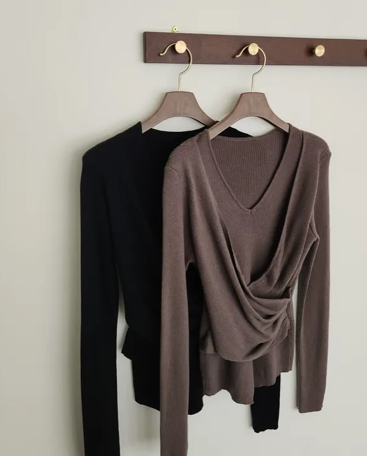 flona wrap knit