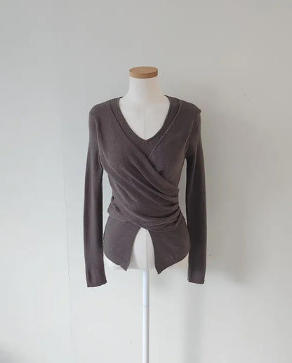 flona wrap knit