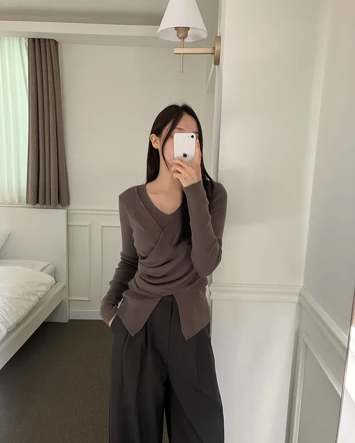 flona wrap knit