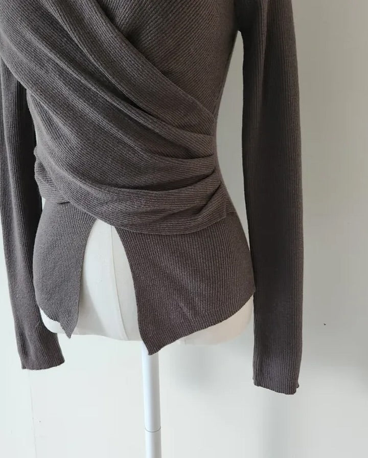 flona wrap knit