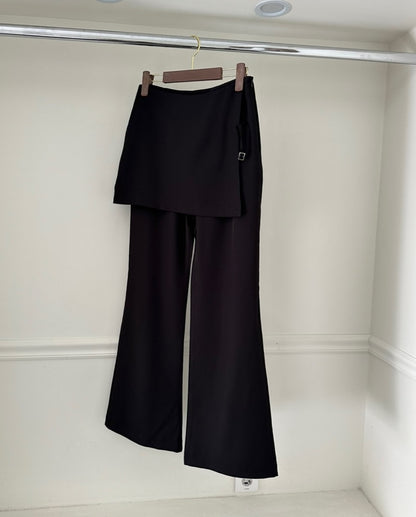 mono wrap skirt pants