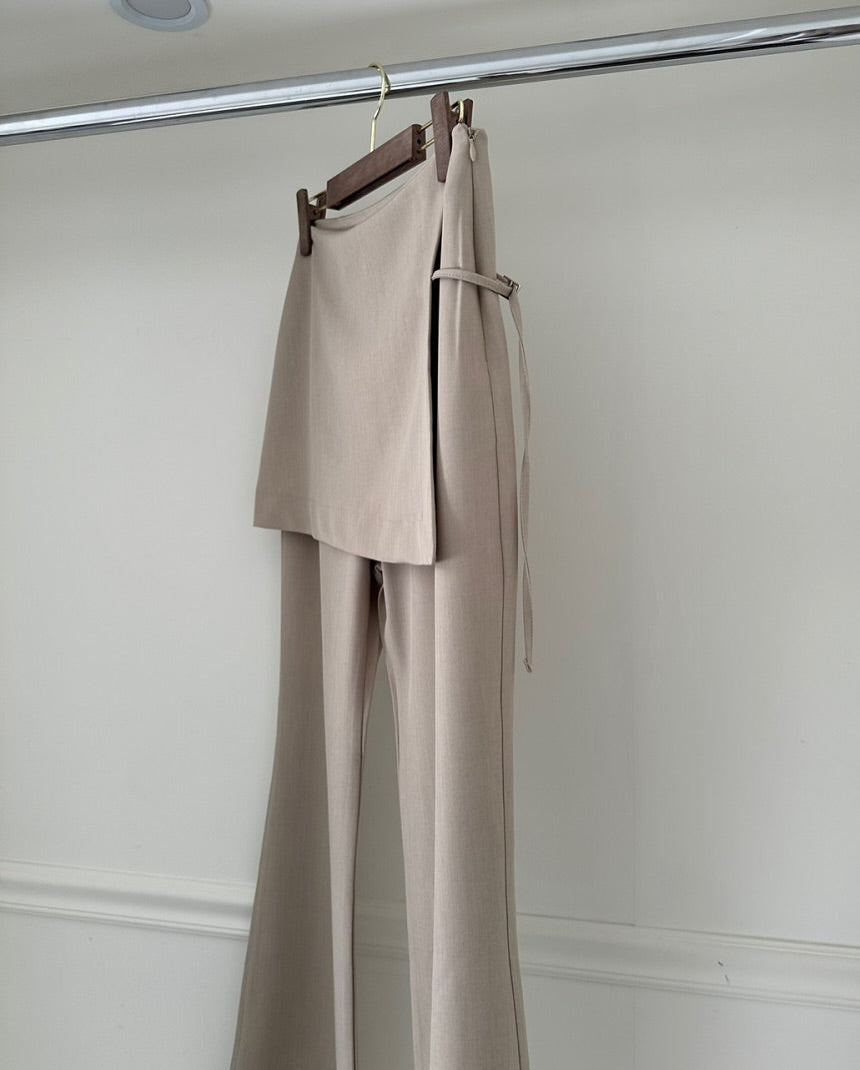 mono wrap skirt pants