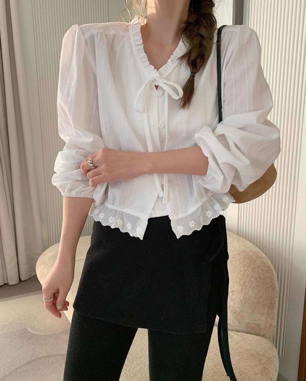 fran lace blouse