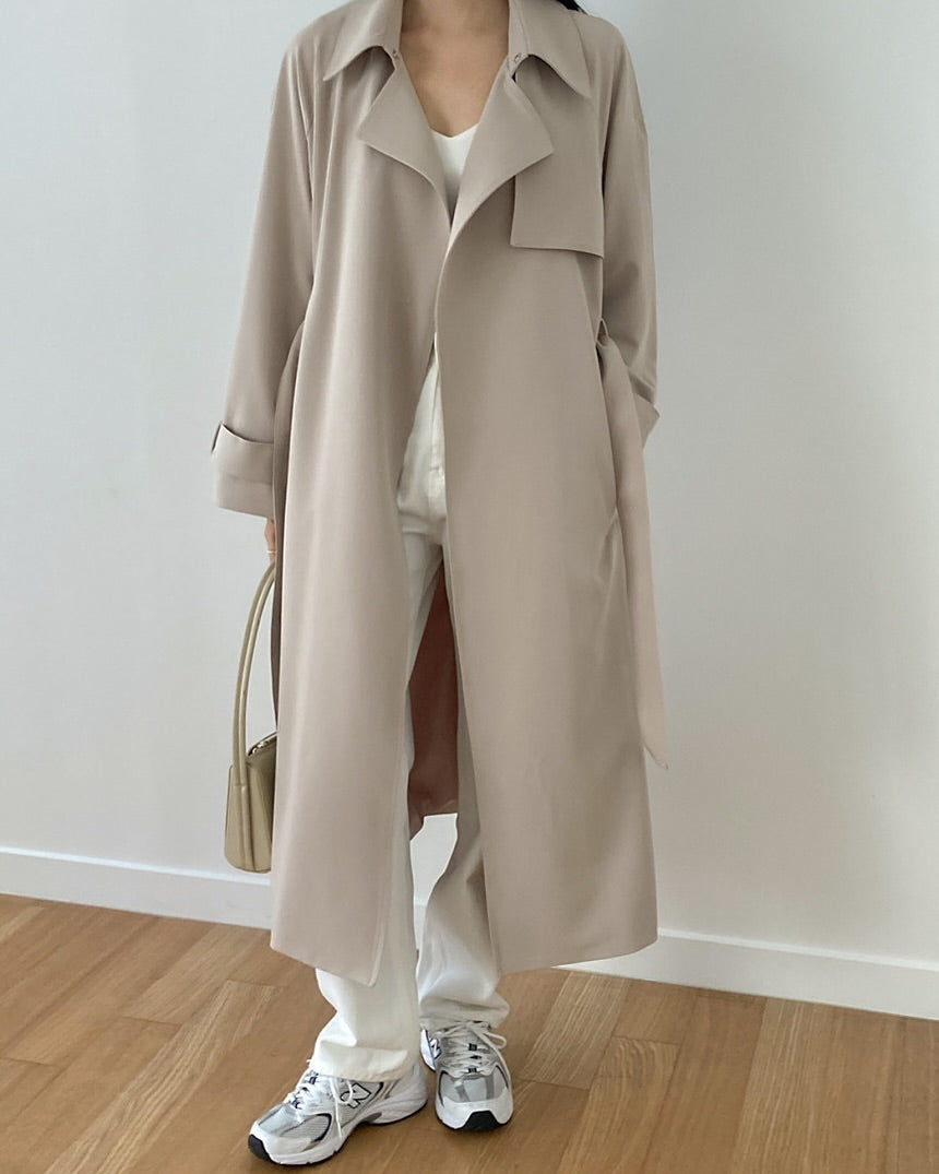 eopue soft trench coat