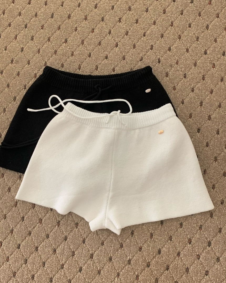 vero knit mini shorts