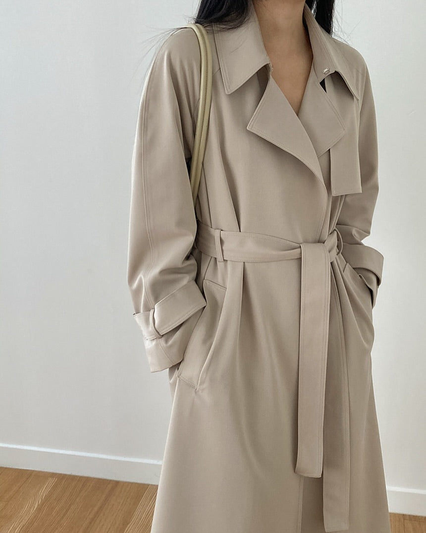 eopue soft trench coat