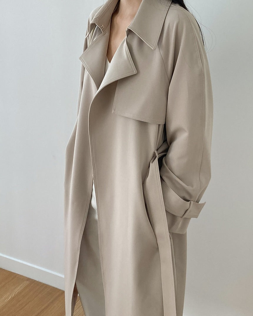 eopue soft trench coat