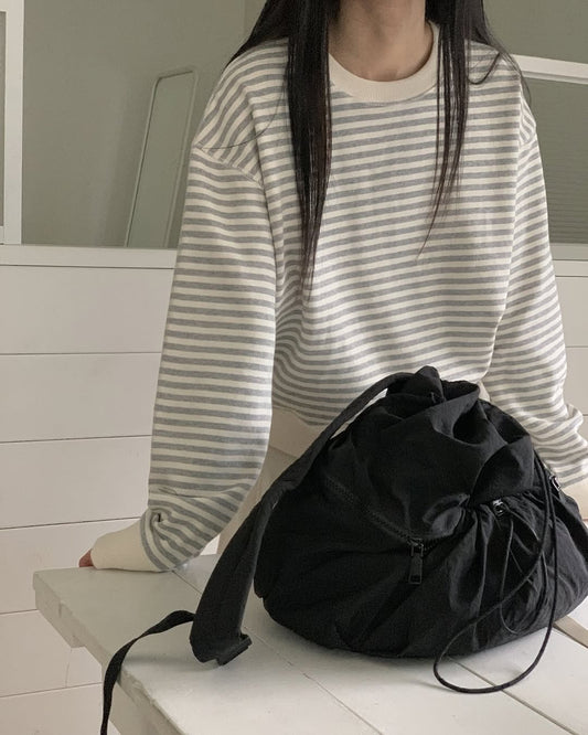 melo striped top