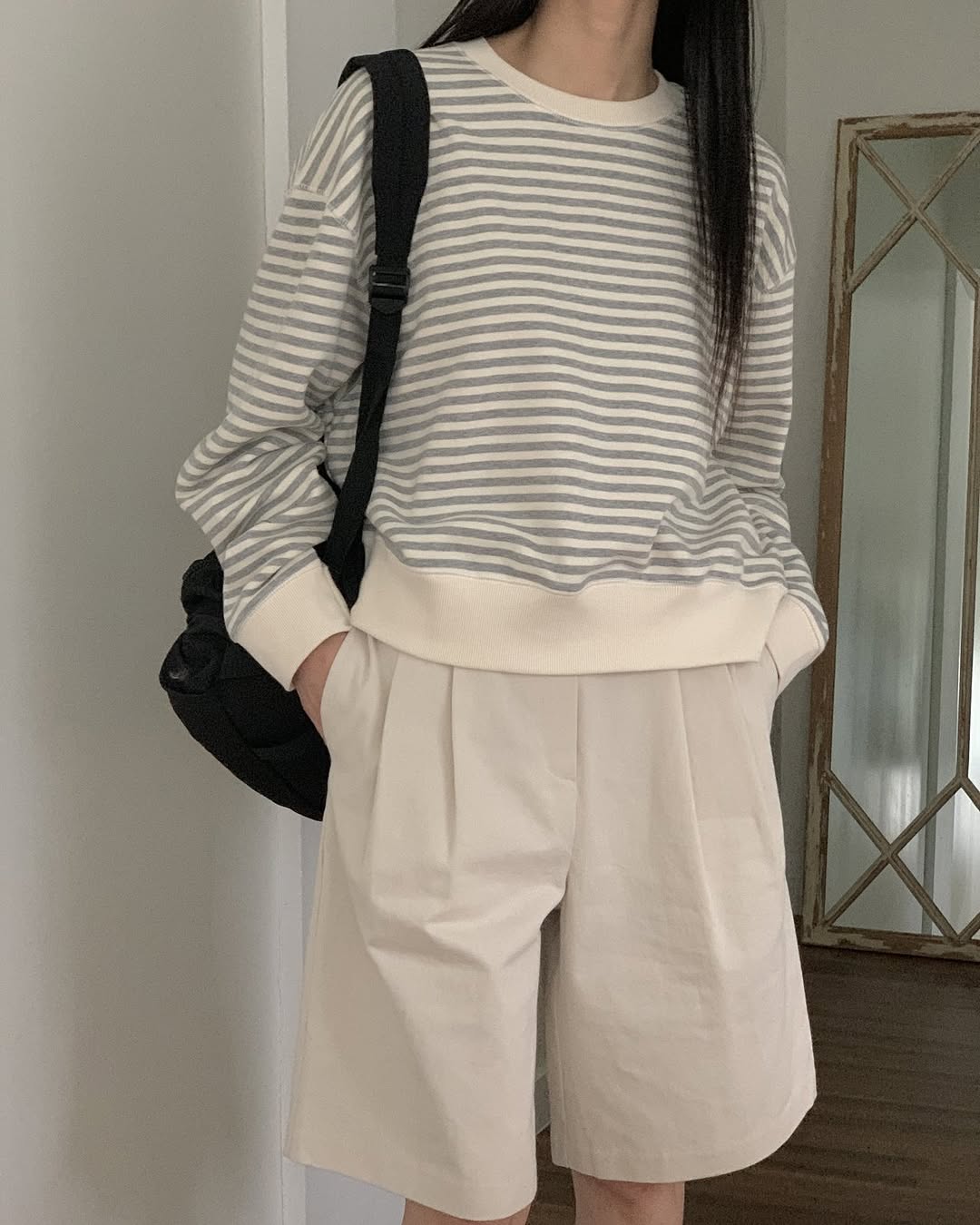 melo striped top