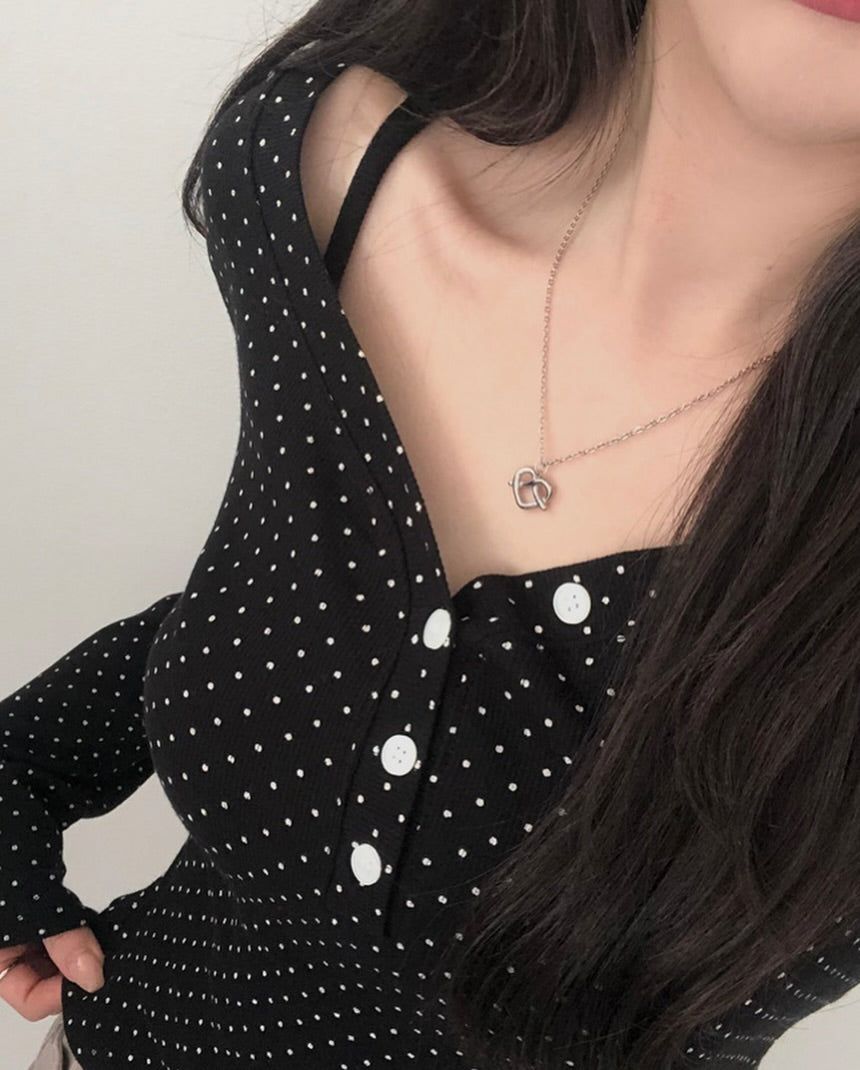 bake polka dot top