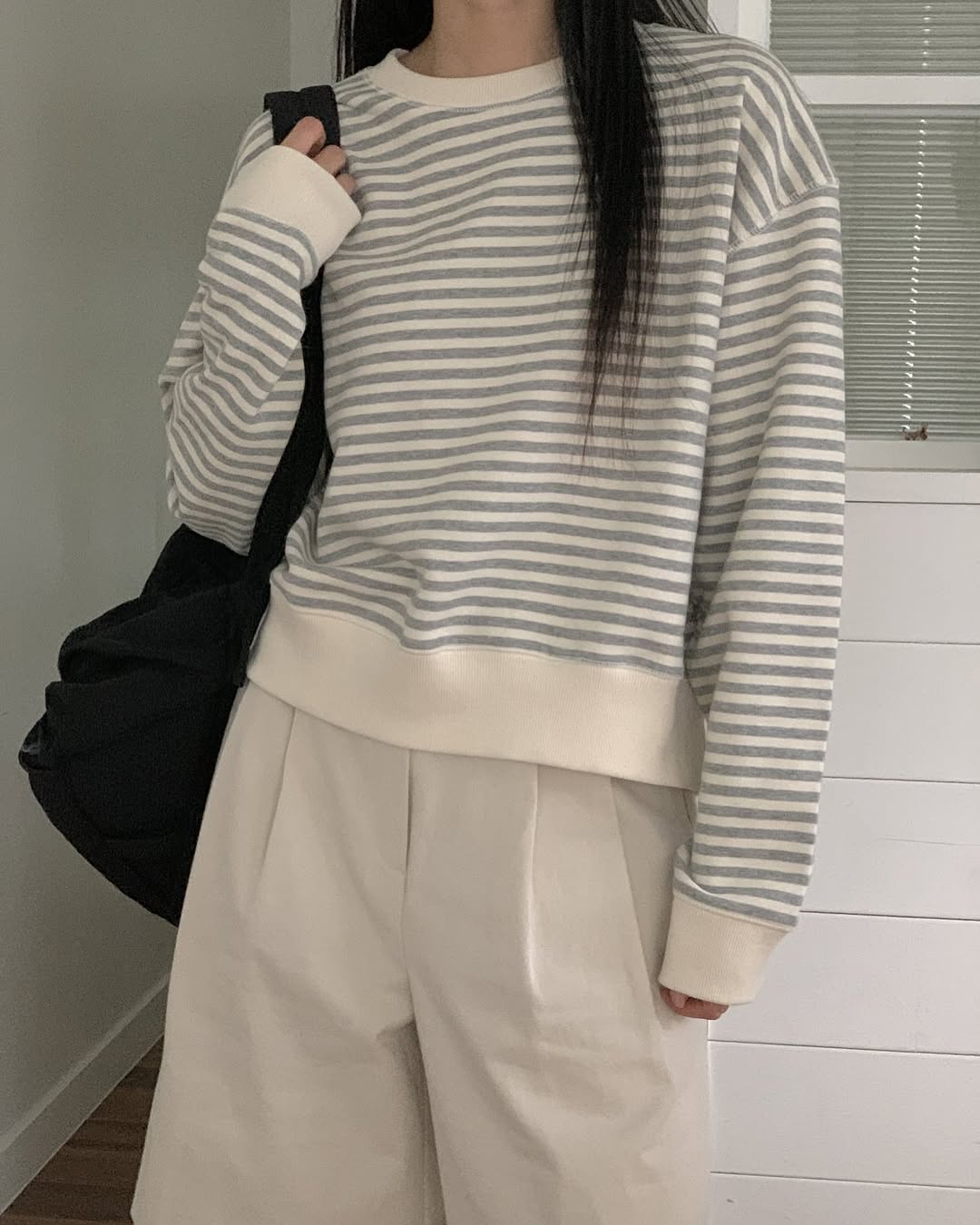 melo striped top